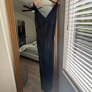 Anthropologie Black Maxi Dress